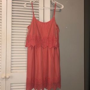 Women’s lace chiffon dress